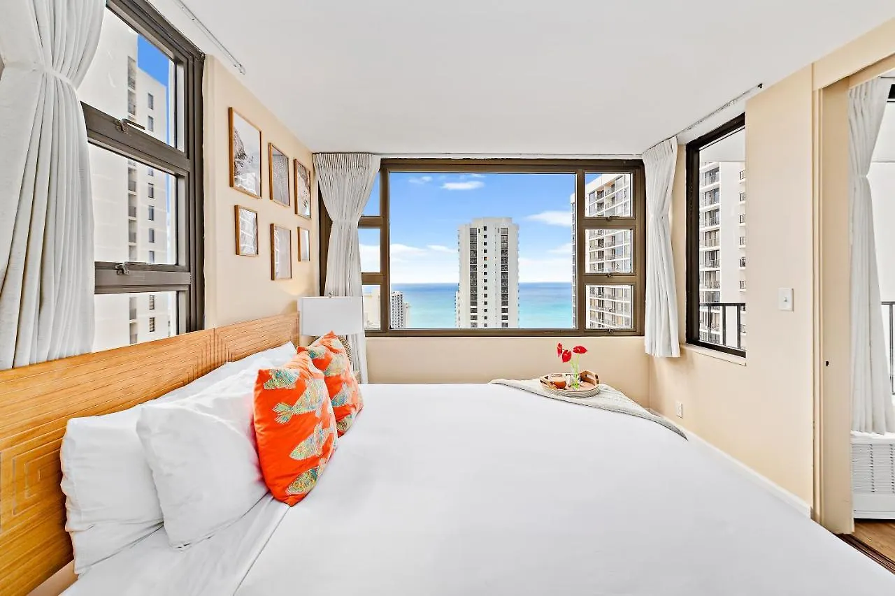 דירה הונולולו Waikiki Banyan 1Br With Great Ocean Views, Steps To Beach & Parking!